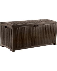 Suncast 99 Gal. Resin Wicker Java Deck Box