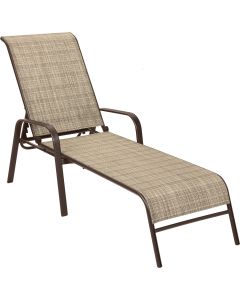 Outdoor Expressions Windsor Collection Steel Frame Chaise Lounge