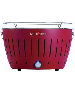 Grill Time Tailgater GT Red 124 Sq. In. Charcoal Portable Grill