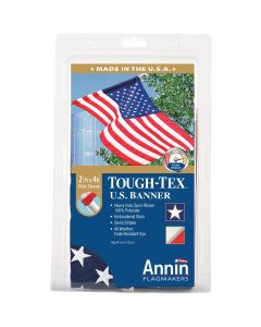 Annin Tough-Tex 2.5 Ft. x 4 Ft. Polyester American Banner Flag