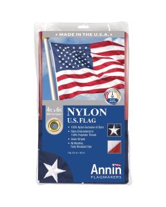 Annin 4 Ft. x 6 Ft. Nylon American Flag