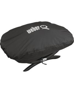 Weber Q 100/1000 27 In. Black Vinyl Grill Cover