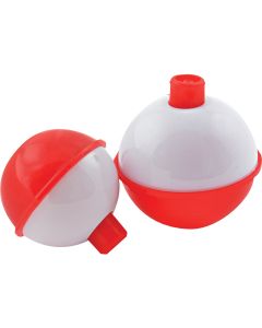 SouthBend 1 In. Red & White Push-Button Fishing Bobber Float (3-Pack)