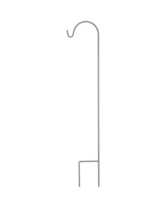 UrbanGarden 65 In. Slate Square Steel Shepherd Hook