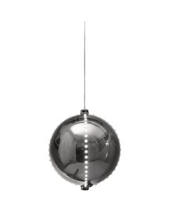 Alpine 7 In. Silver Chasing LED Ball Christmas Ornament