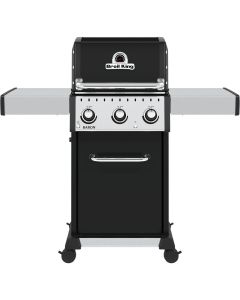 Broil King Baron 320 Pro 3-Burner Black 32,000 BTU LP Gas Grill