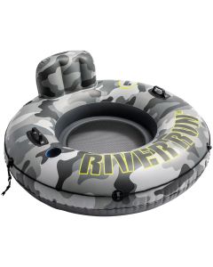 Intex River Run 53 In. Dia. Tube Float, Gray & Black Camo