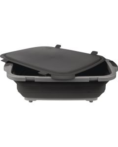 Drip EZ XL Black 22.5 In. L. x 16.25 In. W. x 5.5 In. D. Collapsible BBQ Prep Tub