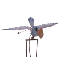 Terre Verde 54 In. Steel Charlie Rocking Bird Garden Stake