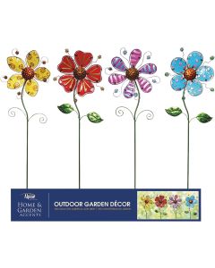 Alpine 36 In. H. Glass Flower Garden Stake