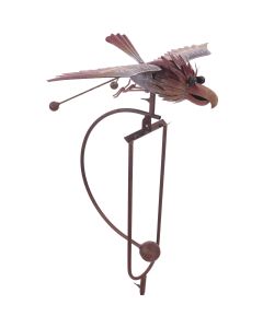 Terre Verde 50 In. Steel Maurice Rocking Bird Garden Stake