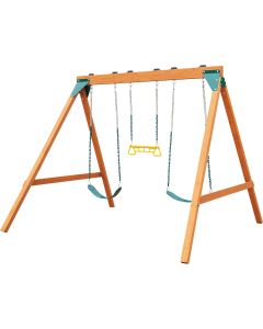 Swing N Slide Ranger Cedar Wood Complete Swing Set Kit