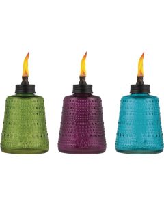 Tiki 6 In. Carnival Glass Table Torch