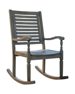 Leigh Country Sequoia Bayhouse Gray Acacia Wood Rocking Chair