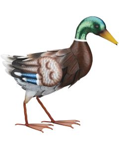 Regal Art & Gift 15.25 In. Metal Walking Mallard Lawn Ornament