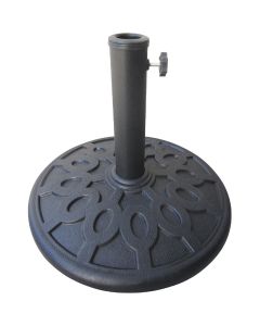 Bond Shade Factory Regency 16-1/2 In. Round Black Envirostone Umbrella Base