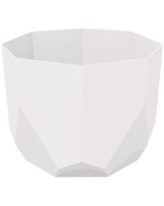 Bloem Tuxton 8 In. Plastic Casper White Planter