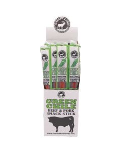 Pearson Ranch Jerky Green Chile Beef & Pork Snack Stick Display