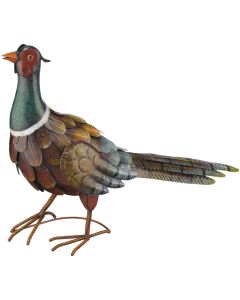 Regal Art & Gift Metal Pheasant Lawn Ornament, Standing Up