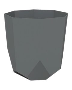 Bloem Tuxton 10 In. Plastic Charcoal Planter