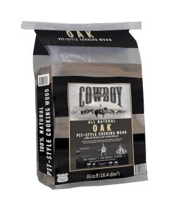 Cowboy 0.65 Cu. Ft. Oak Pit-Style Cooking Wood