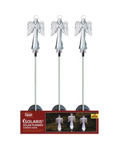 Alpine Plastic Angel 34 In. H. Solar LED Stake Light