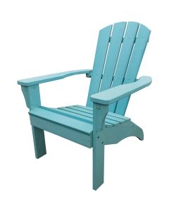 Leigh Country Turquoise Poly-Resin All Weather Adirondack Chair