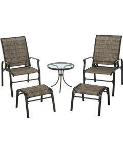 Outdoor Expressions Windsor Collection 5-Piece Sling Chat Set