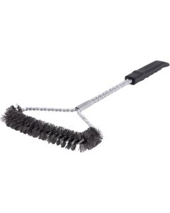 Broil King 18.9 In. Stainless Steel Bristles Tri-HeadGrill Cleaning Brush