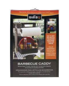 Mr. Bar-B-Q 12.13 In. W. x 7.17 In. H. x 7.87 In. D. Collapsible BBQ Caddy