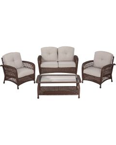 Outdoor Expressions Bellevue 4-Piece Chat Set