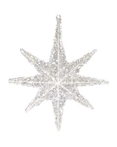 Alpine 24 In. Cool White LED 3D Christmas Star Lighted Decoration