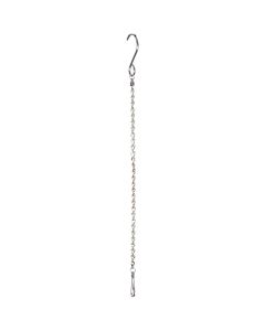 Alpine 20 In. Silver Metal 12-Item Hanging Chain Clip Strip