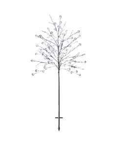 Alpine Frosty Christmas Tree with Snowflake LED Lights