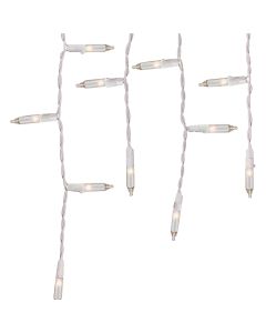 J Hofert Clear 200-Bulb Incandescent Icicle String Light Set