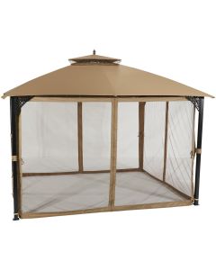 Outdoor Expressions 10 Ft. x 12 Ft. Art Steel Gazebo