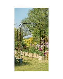 Gardman Black Steel Extra Wide Garden Arch