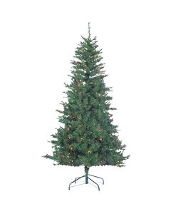 Sterling 6 Ft. Colorado Spruce 250-Bulb Multi Incandescent Prelit Artificial Christmas Tree