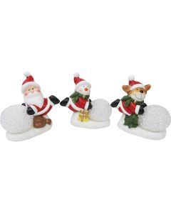 Alpine 4 In. LED Christmas Figurine