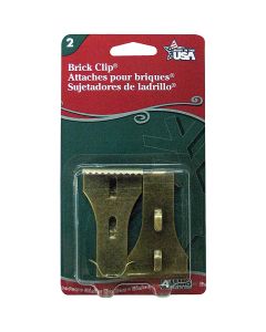 Adams Antique Metal Brick Light Clips (2-Pack)