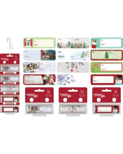 Paper Images Christmas Gift Tags (50-Pack)