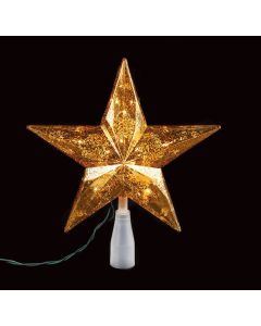 J Hofert Gold 9 In. Star Christmas Tree Topper