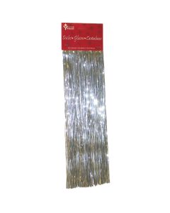 F C YOUNG Thick 18 In. Silver Christmas Tinsel