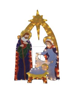 Candy Cane Lane 42 In. LED Nativity Holiday Figure