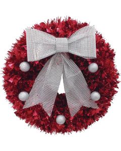 Youngcraft 18 In. Red Tinsel Wreath