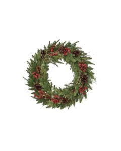 Mt. Whitney 30 In. 50-Bulb Warm White LED Prelit Wreath