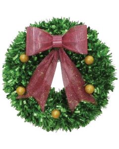 Youngcraft 18 In. Green Tinsel Wreath