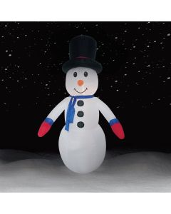 Brite Star 10 Ft. Snowman with Black Top Hat Airblown Inflatable