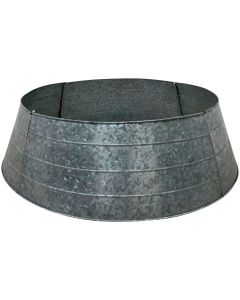 44 In. Dia. Galvanized Metal Christmas Tree Collar