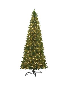 Montana Ridge 12 Ft. Pine 1250-Bulb Warm White LED Quick Connect Prelit Artificial Christmas Tree